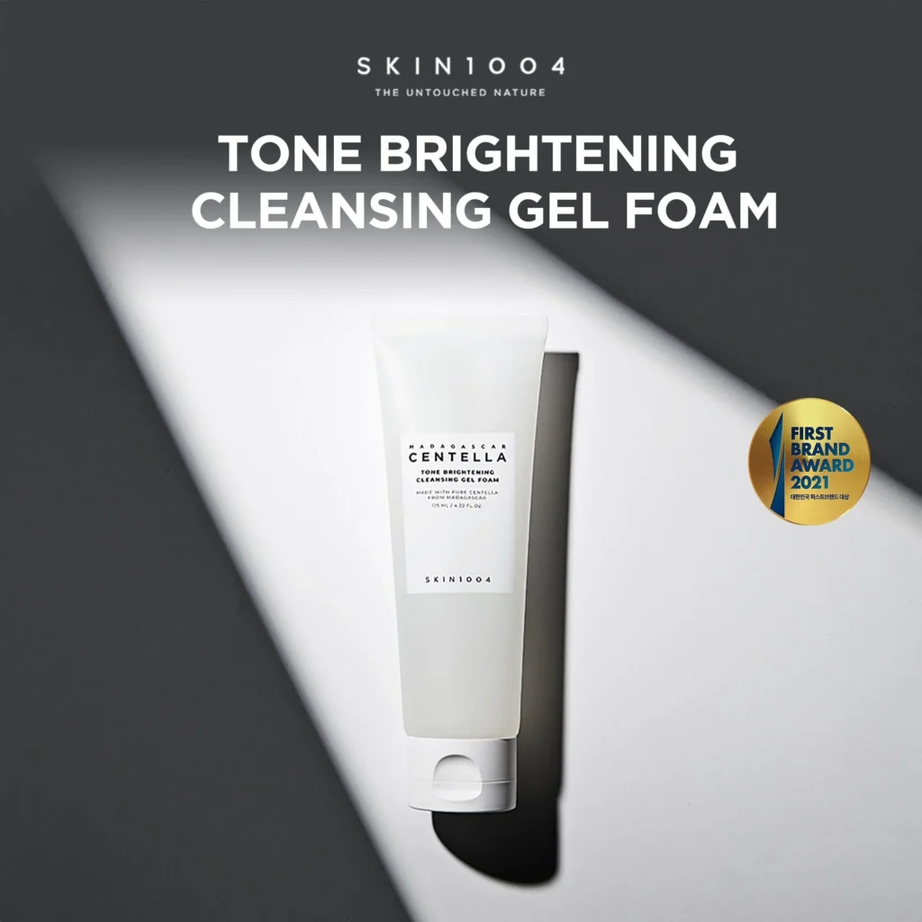 SKIN1004 Madagascar Centella Tone Brightening Cleansing Gel Foam 125mL – Brightening Korean Cleanser